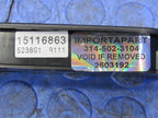 03-06 Escalade Tahoe Yukon Left Side Heated Seat Memory Switch 1511686
