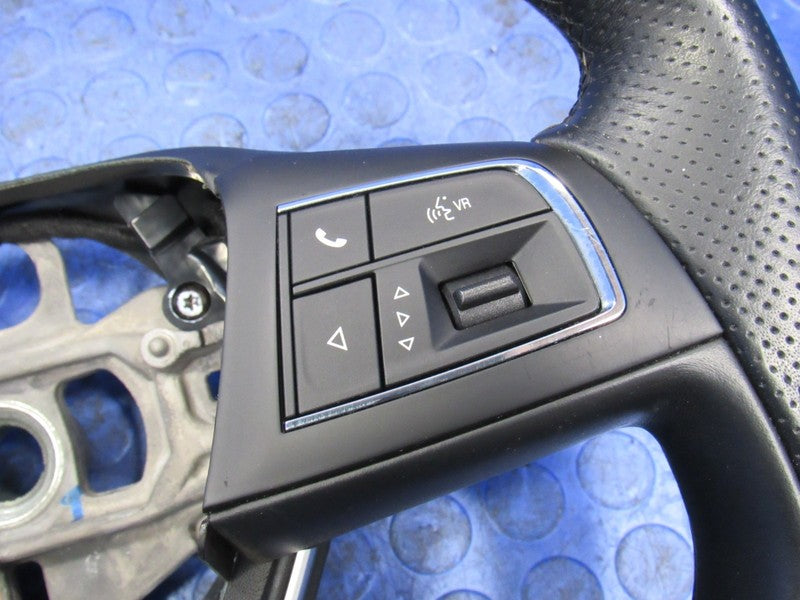 18-21 Maserati Ghibli Perforated Leather Steering Wheel W/ Switches Bl