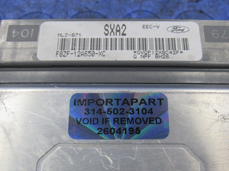 98 Ford Mustang GT 4.6L V8 AT ECU ECM PCM Engine Computer F8ZF-12A650-