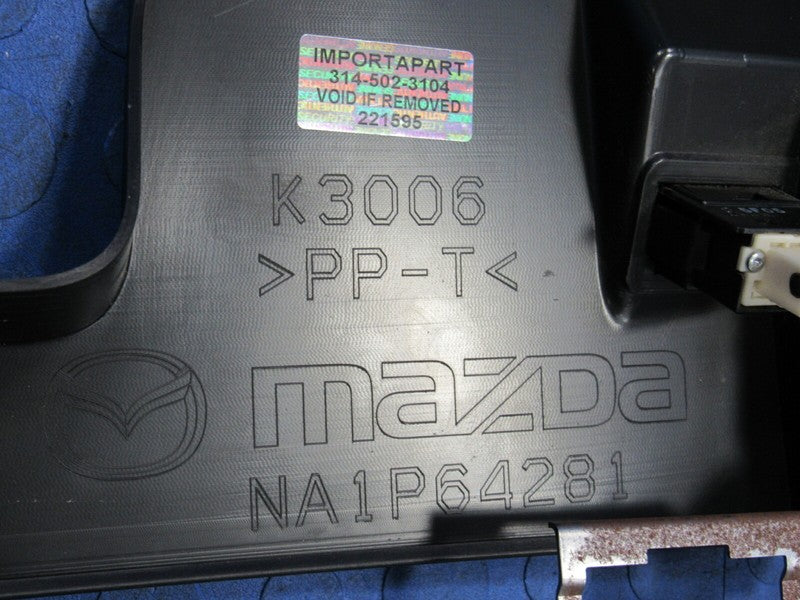 16-19 Mazda MX5 Miata Lower Left Driver Dashboard Trim Kick Panel Blac