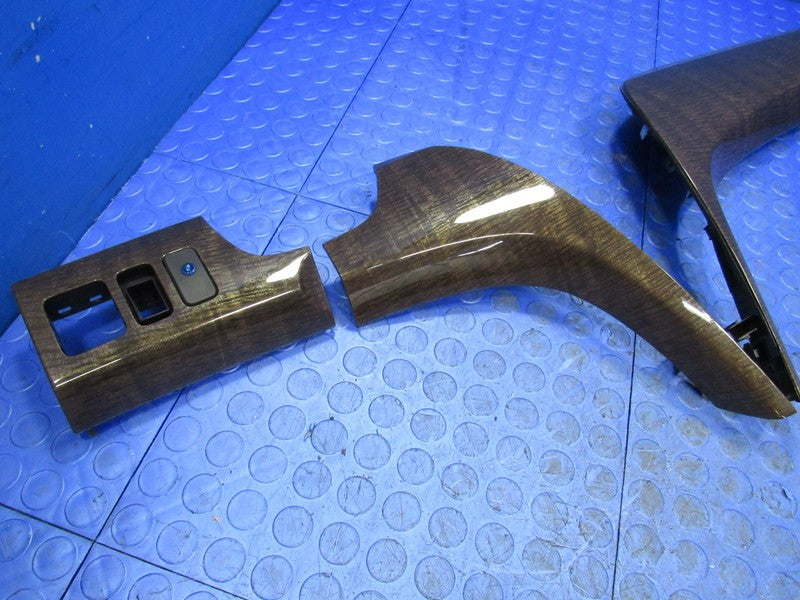 07-13 Acura MDX Wood Grain Dash Trim Finish Panel Garnish Molding Set 