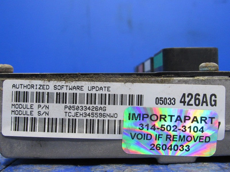 PROGRAMMED PLUG & PLAY 06 PT Cruiser 2.4L AT ECM 05033426AG 426 PROG 4
