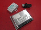 02 BMW Z3 3.0L M54 AT DME ECU ECM PCM EWS Engine Computer Key Set 7519