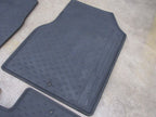 07-13 Acura MDX Accessory Black Rubber All Season Floor Mats Set OEM 4