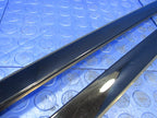 04-10 BMW X3 Jet Black Schwarz Windshield Molding Trim Set A-Pillar OE