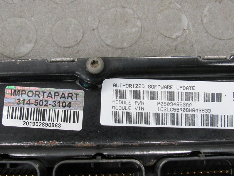 PLUG & PLAY 07-08 Sebring Avenger 2.7L Engine Computer ECU 05094853 PR