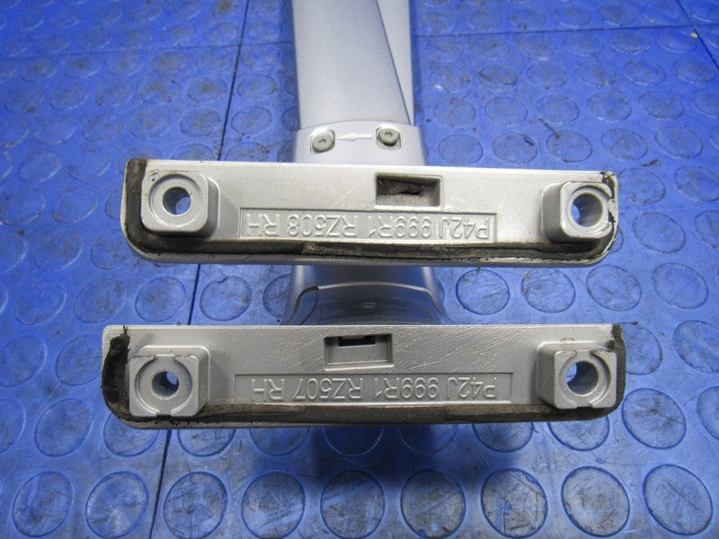 14-20 Infiniti QX60 Roof Rail Luggage Rack Cross Bars Silver Front Rea