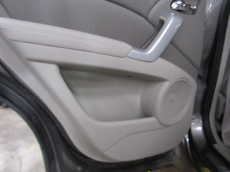 07-09 Acura RDX Left LH Driver Side Rear Door Trim Panel Gray