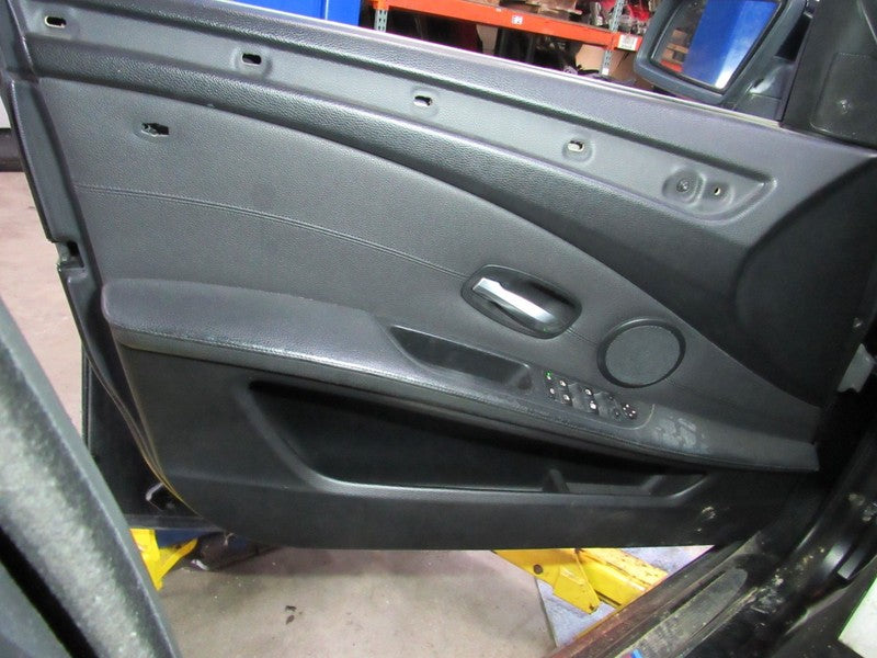 08-10 BMW 535 550 M5 Left LH Driver Side Front Door Trim Panel W/O Swi