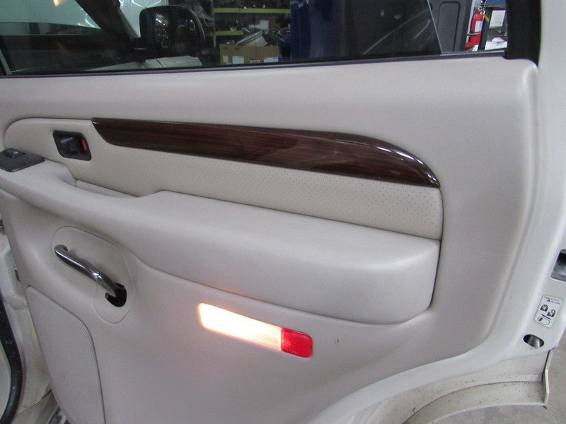 03 Escalade Right RH Passenger Side Rear Door Trim Panel Shale
