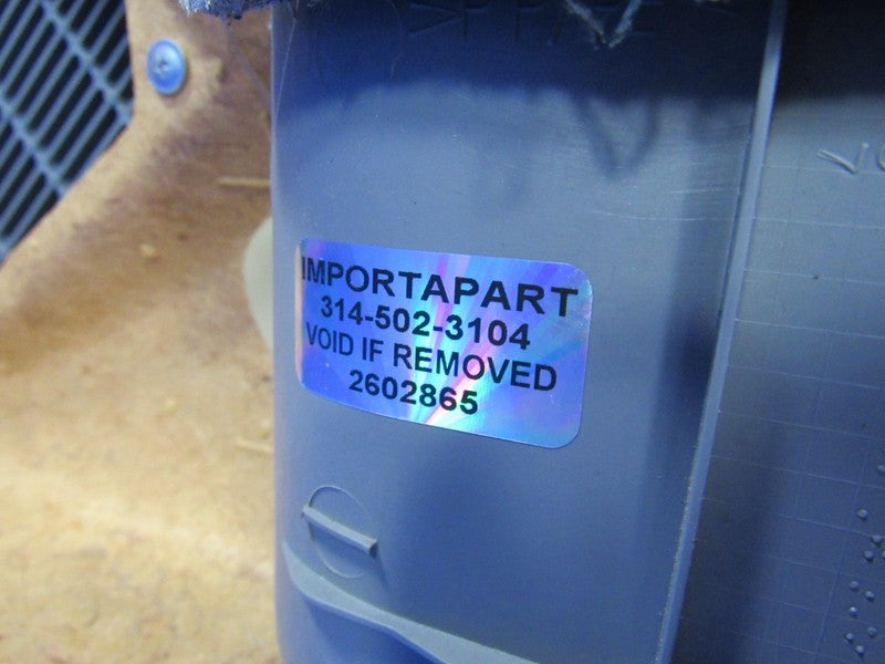 04-07 Lexus LX470 UZJ100 Rear Left LH Driver Door Panel Grey Leather 2