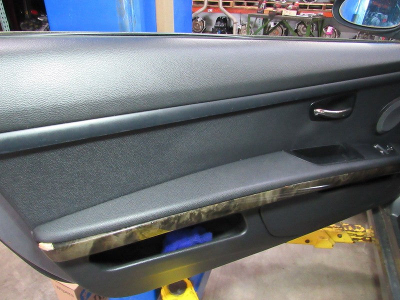 07-13 BMW 335 E92 Left LH Driver Front Door Trim Panel Black TRIM DAMA