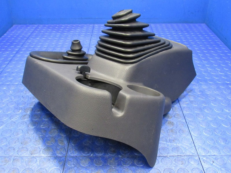 98-01 Dodge Ram Manual 4WD Floor Shifter Console Boot Cubby Cup Holder