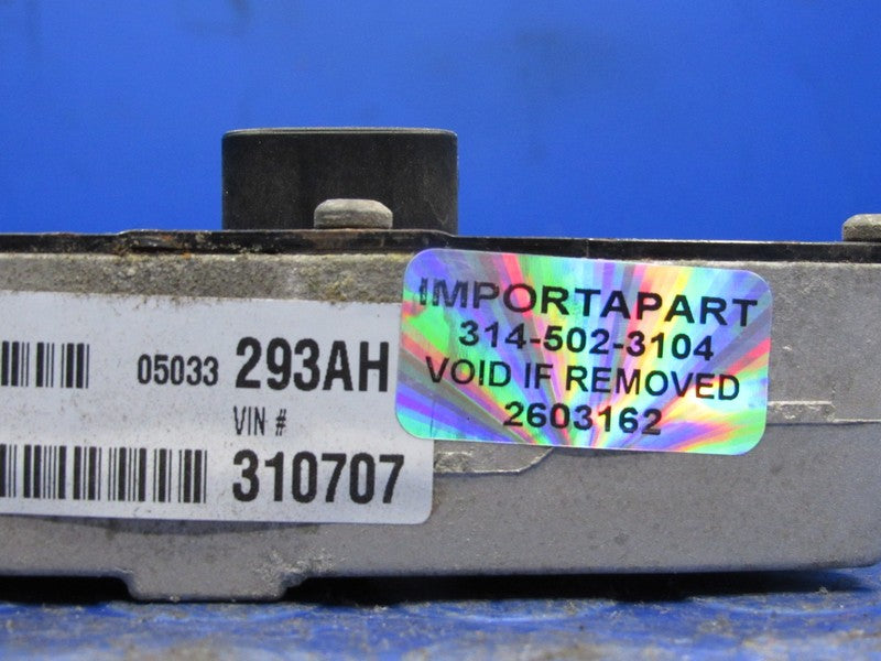 PLUG & PLAY 04 Chrysler PT Cruiser Turbo Engine Computer ECU 05033293 