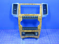 08-10 Jeep Grand Cherokee Light Woodgrain Radio Bezel Dash Trim Vents 
