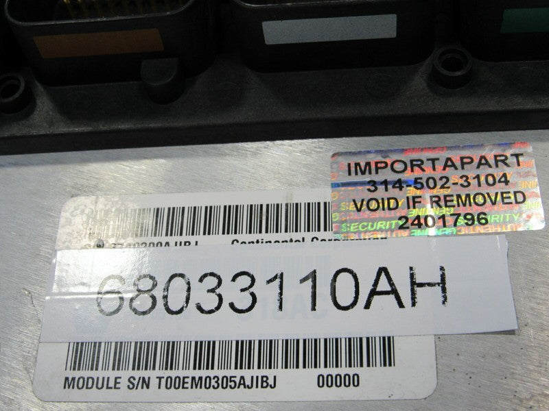 PROGRAMMED PLUG & PLAY 08 Dodge Nitro 4.0L ECU ECM PCM 68033110AH 110 