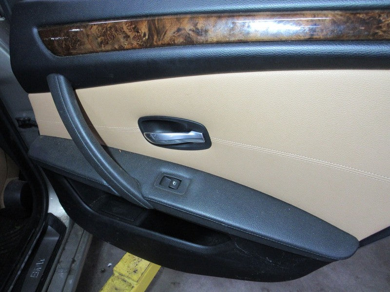 08-10 BMW 528 535 550 Right RH Passenger Side Rear Door Trim Panel Nat