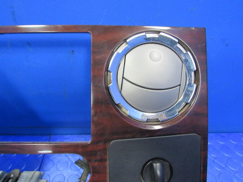 08-10 Ford F250 F350 Super Duty Heater Radio Bezel Surround Trim Woodg