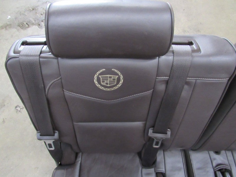 08-14 Cadillac Escalade Platinum Cocoa Brown Leather Third 3rd Row Sea