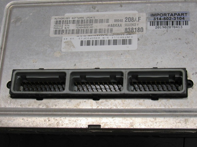 PROGRAMMED PLUG & PLAY 02 Dodge Ram 3.7 AT ECM ENGINE COMPUTER 5604020