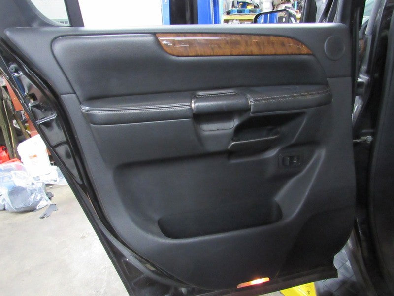 10-14 Nissan Armada Left LH Driver Side Rear Door Trim Panel Black