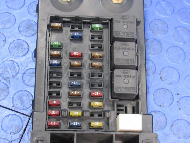 01 Ford F250 F350 Truck Under-Dash Cabin Fuse Relay Box Panel 1C3T-14A