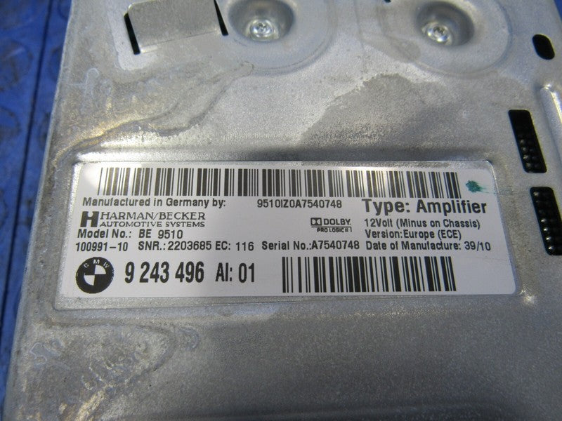 11-13 BMW 5 Series Harman/Becker Audio Radio Amplifier Amp 9 243 496 O