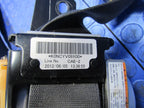 09-13 Honda Fit Front Driver Passenger Seat Belt Retractor Set Black 7