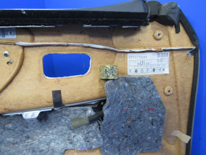 04-07 Lexus LX470 UZJ100 Front Right RH Passenger Door Panel Grey Leat