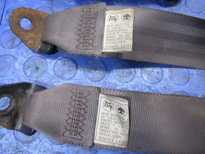 91-94 Toyota Land Cruiser Rear 3rd Row Right Left Seat Belt Retractor 