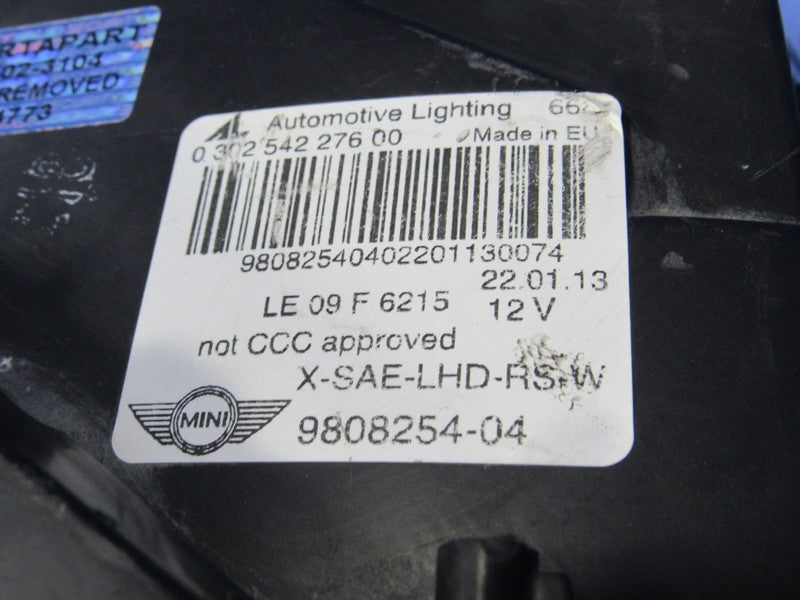 07-15 Mini Countryman Paceman Right Passenger Xenon HID Headlight Head
