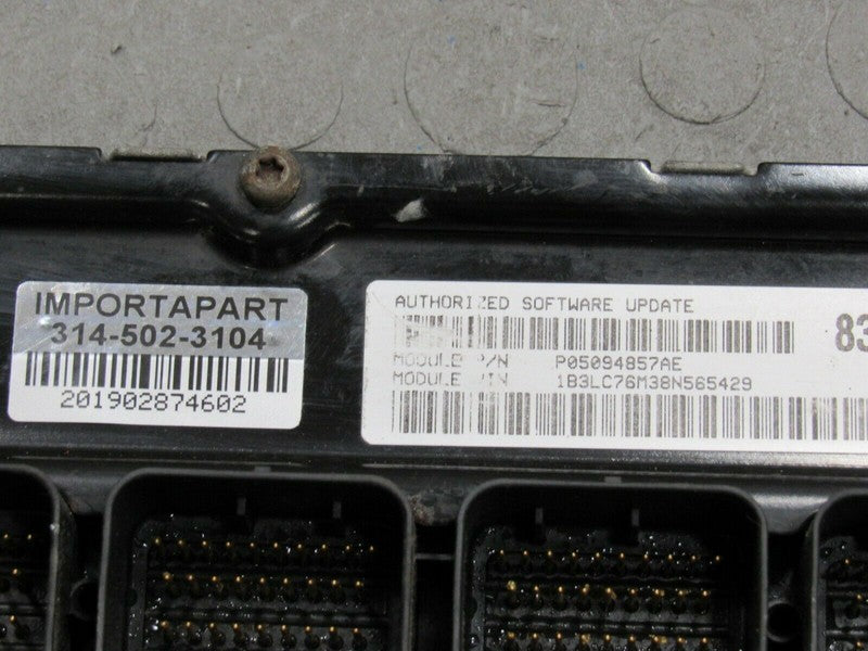 PROGRAMMED PLUG & PLAY 07-08 Sebring Avenger 3.5L ECU 05094857AE 857 P