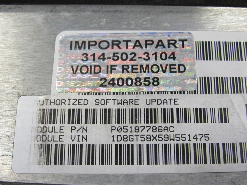 PROGRAMMED PLUG & PLAY 09 Dodge Nitro 4.0L AT ECU PCM 05187786AC 786 P