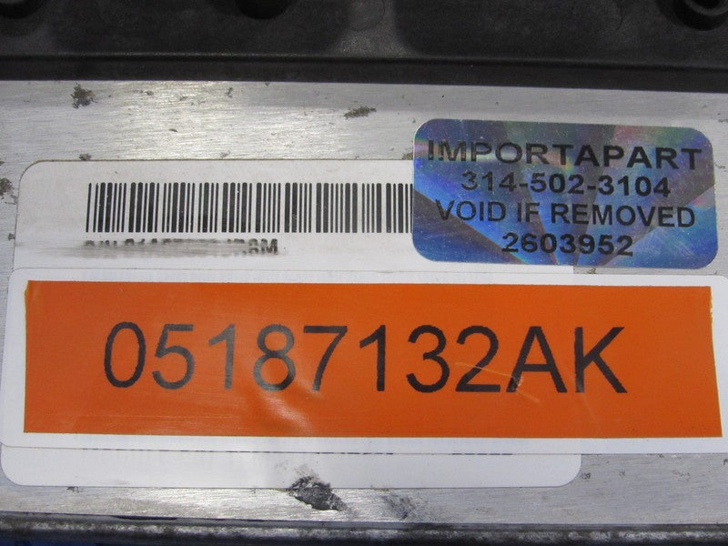 PROGRAMMED PLUG & PLAY 07 Jeep Wrangler JK ECU ECM PCM 05187132AK 132 