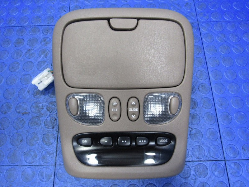 01-04 Toyota Sequoia Overhead Center Console Sunroof Switch Sunglass H