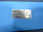 00-06 BMW 3 Series E46 Convertible Top Ram Hose Bracket Line Assembly 