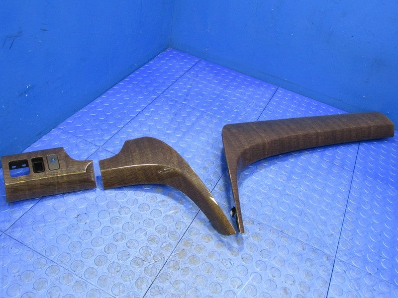 07-13 Acura MDX Wood Grain Dash Trim Finish Panel Garnish Molding Set 