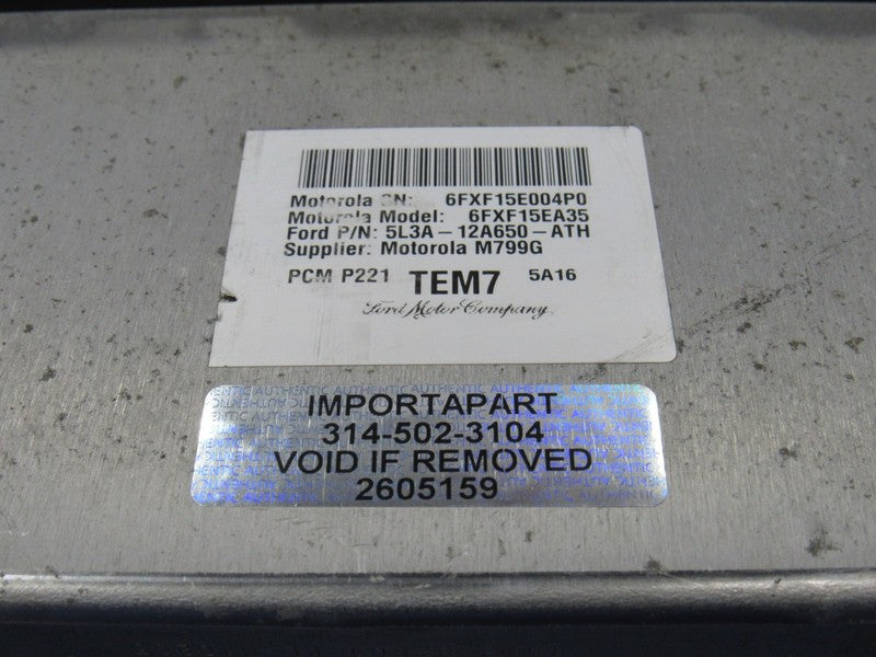 05 Ford F150 5.4L 4x4 ECU ECM PCM Engine Computer TEM7 5L3A-12A650-ATH
