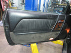 95 SL320 500 R129 Left LH Driver Side Front Door Trim Panel Black TEAR