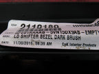 15-18 Dodge Charger Center Console Shifter Surround Bezel Trim Dark Br