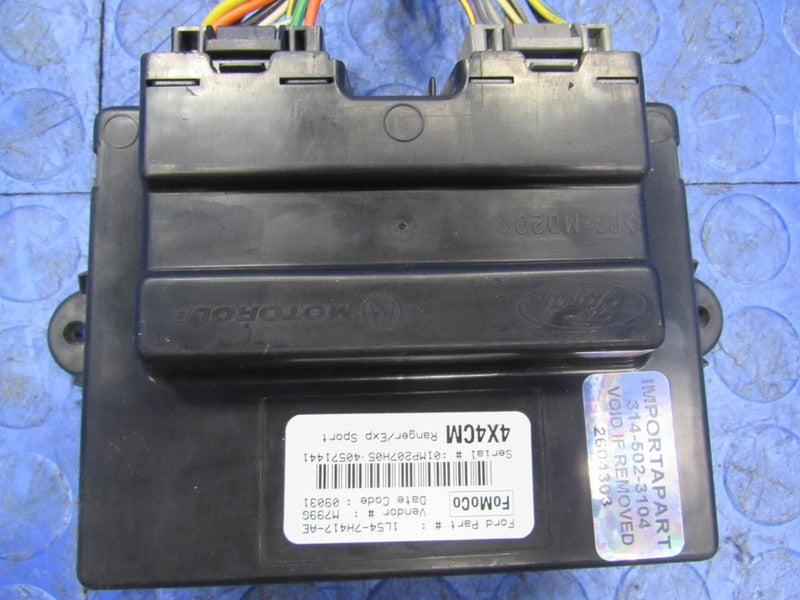 01-05 Ranger Explorer Sport Trac 4X4 TCCM Transfer Case Module 1L54-7H