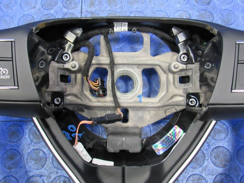 18-21 Maserati Ghibli Perforated Leather Steering Wheel W/ Switches Bl