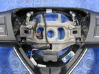 18-21 Maserati Ghibli Perforated Leather Steering Wheel W/ Switches Bl