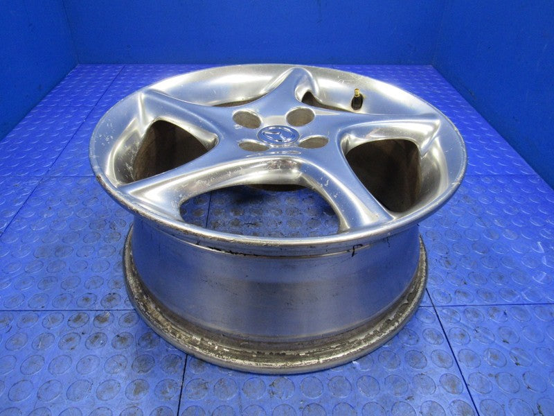 01 Mazda Miata SE Polished 5 Spoke Twist 16x6.5 OEM Wheel 4x100 +40 NB
