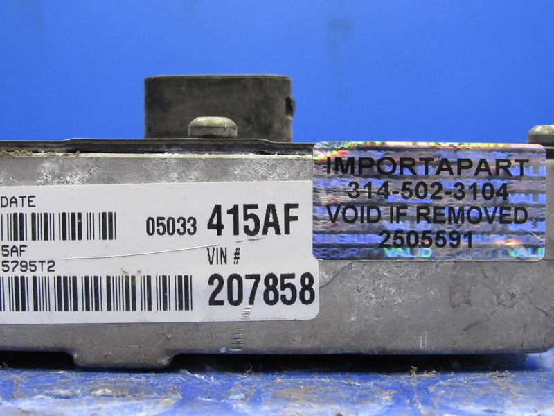 PROGRAMMED PLUG & PLAY 06 PT Cruiser 2.4L AT Turbo ECM 05033415AF 415 