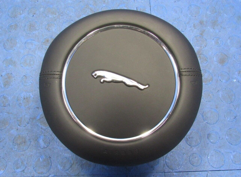 10-12 Jaguar XJL Driver Steering Wheel Mounted Airbag Air Bag Leather 
