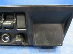 03-06 Jeep Wrangler TJ Dash Defrost Switch Trim Power Outlet Bezel Bla