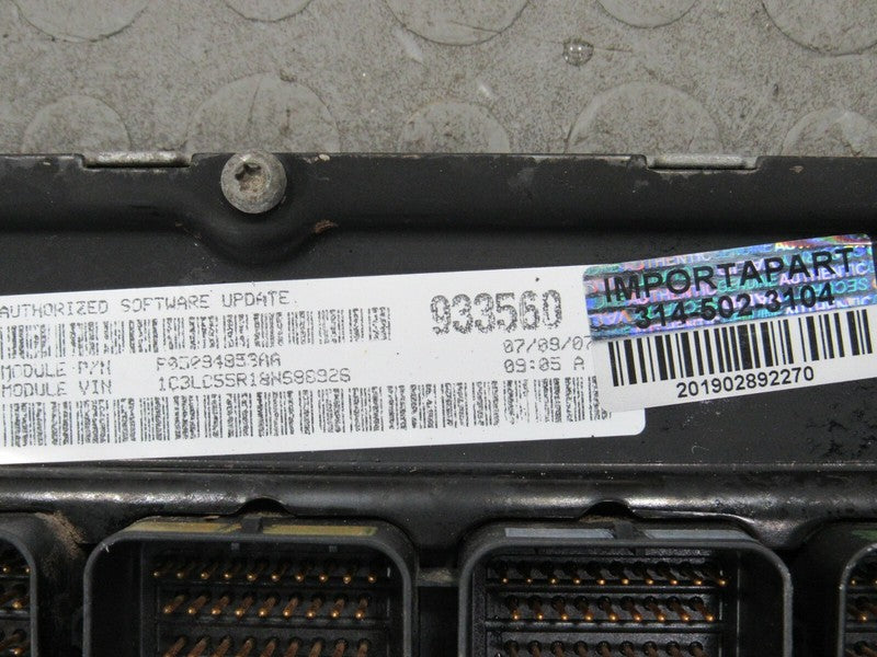 PROGRAMMED PLUG & PLAY 07-08 Sebring Avenger 2.7L ECU 05094853AA 853 P