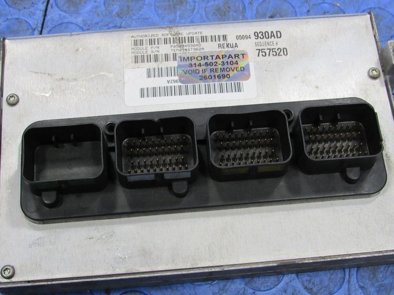 PLUG & PLAY 06 Grand Cherokee 3.7L V6 4x2 Engine Computer ECU 05094930