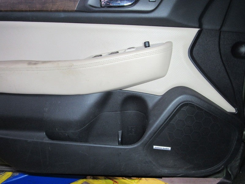 15-16 Subaru Outback Left LH Driver Side Front Door Trim Panel W/O Swi